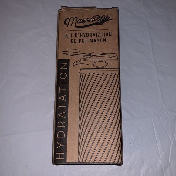 Brand New Masontops Glass Bottle with Neoprene - Picture 2 of 5
